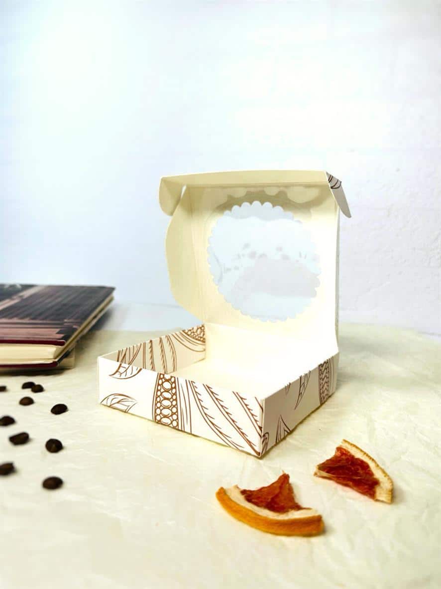 Упаковка под печенье/пряник/мармелад/пончик, Какао-бобы — изображение 4